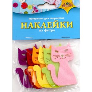 Наклейки из фетра 'Кошки'