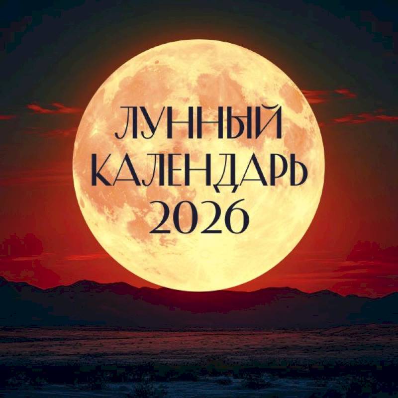Лунный календарь на 2026 год (настенный)