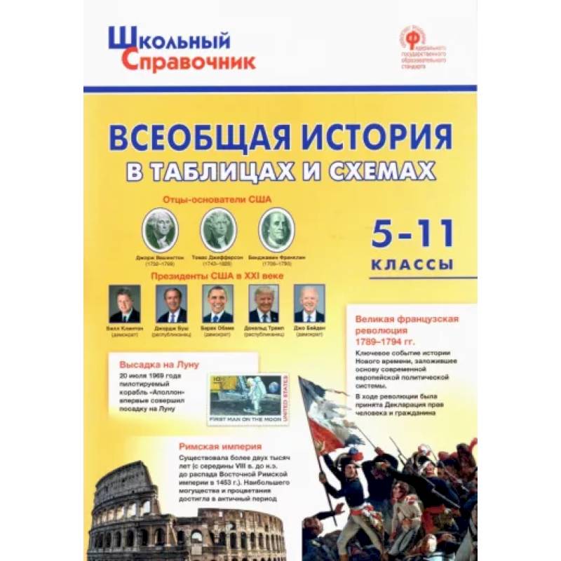 Всеобщая история в таблицах и схемах. 5–11 классы