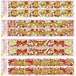 Новогодние наклейки на окна WDGX-5005