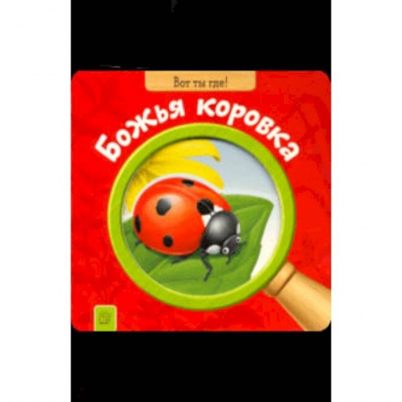 Знакомство с миром, развитие малыша, книга Вот ты где! Божья коровка купить по скидке