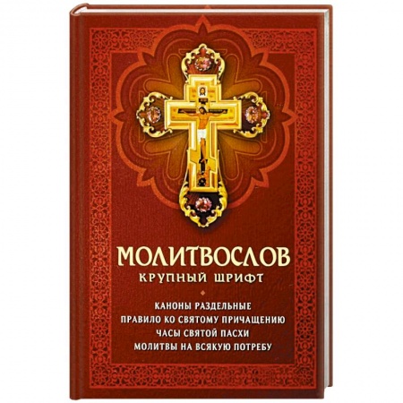 Молитвословы, книга Молитвослов крупный шрифт. Каноны раздельные купить по скидке