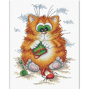 Набор для вышивания 'Кот на пляже'