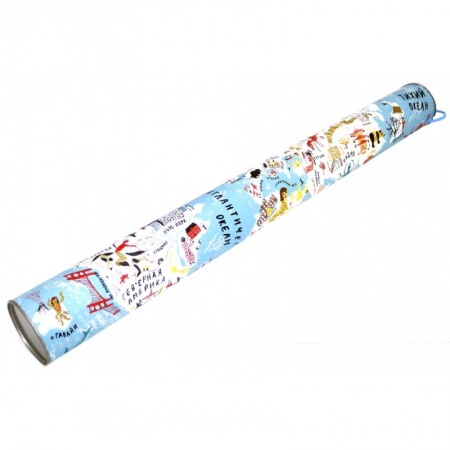 География, книга Карта 'МИР' в тубусе (11252) купить по скидке