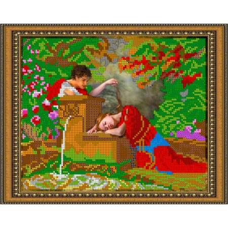 «Светлица» набор для вышивания бисером №322 «Романтика» бисер Чехия 24x19см