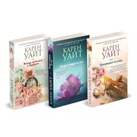 Зарубежный детектив, книга Комплект из 3-х книг (Траектория полета + Когда я падаю во сне + Между прошлым и будущим) купить по скидке