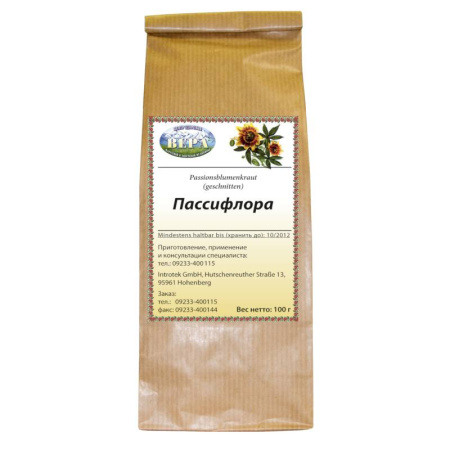Пассифлора (трава) (расфасовка 100 г.)