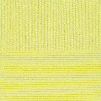 Детский каприз трикотажный. Цвет 483-Незрелый лимон. 5x50 г