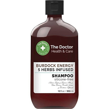 The Doctor Health & CareШампунь для волос Экстракт 5 трав и энергия лопуха, 355 мл