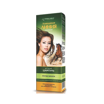 Horse Line Дегтярный шампунь Horse Line от перхоти, 200 мл