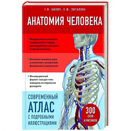 Медицинские энциклопедии и справочники, книга Анатомия человека. Современный атлас с подробными иллюстрациями купить по скидке