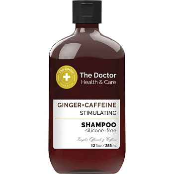 The Doctor Health & Care  Шампунь Стимулирующий, Имбирь + Кофеин, 355 мл