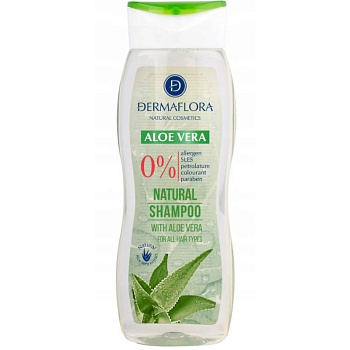 Dermaflora Шампунь с алоэ вера для всех типов волос, 250 мл